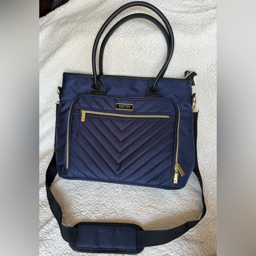 Kenneth Cole REACTION Chelsea Quilted Chevron 15" Laptop & Tablet Business Tote